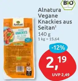 Budni Alnatura Vegane Knackies aus Seitan Angebot