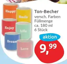 Budni Ton-Becher Angebot
