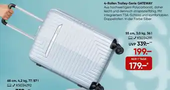 Galeria Samsonite 4-Rollen Trolley-Serie GATEWAY Angebot