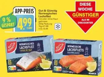 WEZ Gut & Günstig Norwegisches Lachsfilet Angebot