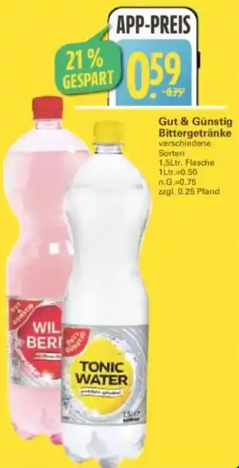 WEZ Gut & Günstig Bittergetränke Angebot