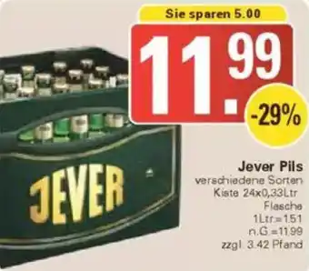 WEZ Jever Pils Angebot