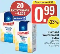 WEZ Diamant Weizenmehl Extra Angebot