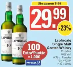 WEZ Laphroaig Single Malt Scotch Whisky Angebot