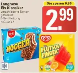WEZ Langnese Eis Klassiker Angebot