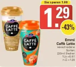 WEZ Emmi Caffè Latte Angebot