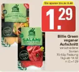 WEZ Billie Green veganer Aufschnitt Angebot