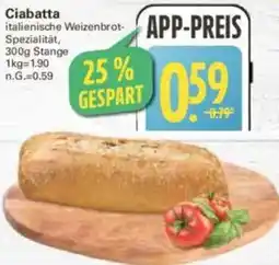 WEZ Ciabatta Angebot