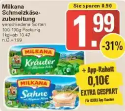 WEZ Milkana Schmelzkäsezubereitung Angebot