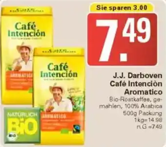 WEZ J.J. Darboven Café Intención Aromatico Angebot