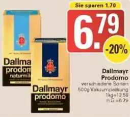 WEZ Dallmayr Prodomo Angebot