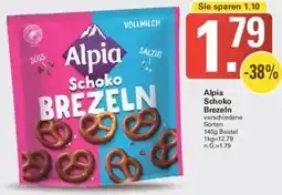 WEZ Alpia Schoko Brezeln Angebot