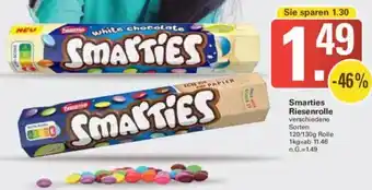 WEZ Smarties Riesenrolle Angebot