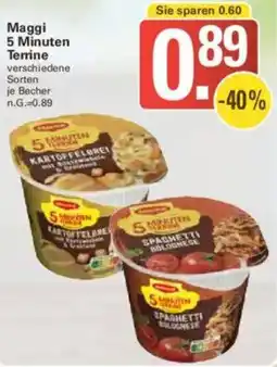 WEZ Maggi 5 Minuten Terrine Angebot