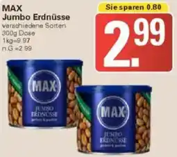 WEZ MAX Jumbo Erdnüsse Angebot