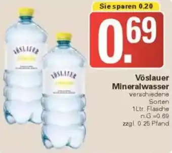 WEZ Vöslauer Mineralwasser Angebot