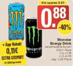 WEZ Monster Energy Drink Angebot