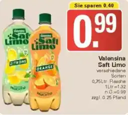 WEZ Valensina Saft Limo Angebot