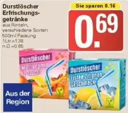 WEZ Durstlöscher Erfrischungsgetränke Angebot