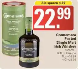 WEZ Connemara Peated Single Malt Irish Whiskey Angebot