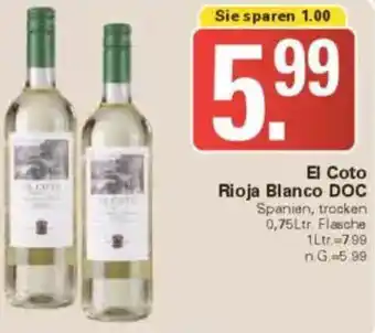 WEZ El Coto Rioja Blanco DOC Angebot