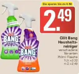 WEZ Cilit Bang Haushaltsreiniger Angebot