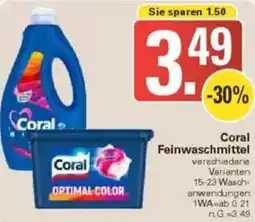 WEZ Coral Feinwaschmittel Angebot