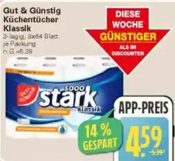WEZ Gut & Günstig Küchentücher Klassik Angebot