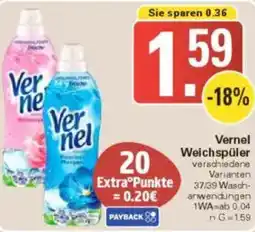 WEZ Vernel Weichspüler Angebot