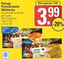 WEZ Femeg Fischbrutzler Wildlachs Angebot