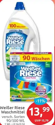 Budni Weißer Riese Waschmittel Angebot