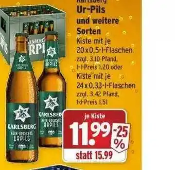 Wasgau Karlsberg Ur-pils Und Weitere Sorten Angebot