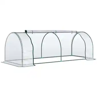 Netto Marken-Discount Outsunny Gewächshaus Kunststoff, Stahl Angebot