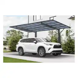 Netto Marken-Discount Azur Aluminium Carport Sky Typ 80 Anthrazit Angebot