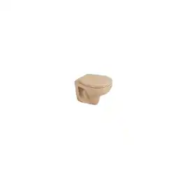 Netto Marken-Discount sanicomfort Wand-WC Beige – Spülrandlos, Tiefspüler, mit WC-Sitz mit Absenkautomatik Angebot