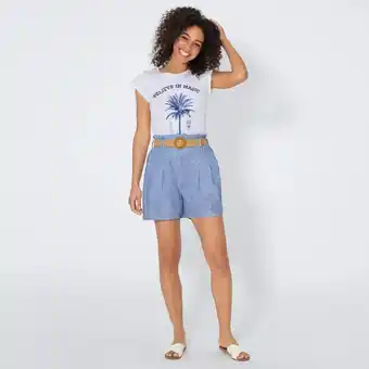 NKD Damen-Shorts gestreift mit Gürtel Angebot