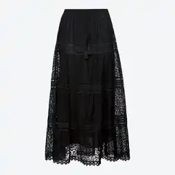 NKD Damen-Stufenrock mit Spitze Angebot