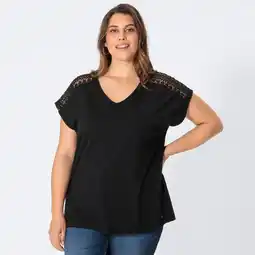 NKD Damen-T-Shirt mit V-Ausschnitt, große Größen Angebot