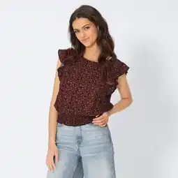 NKD Damen-Bluse mit Rüschen am Arm Angebot