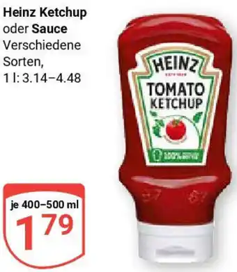 Globus Heinz Ketchup oder Sauce Angebot