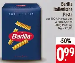 Edeka Barilla Italienische Pasta Angebot
