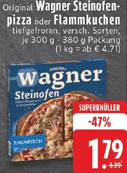 Edeka Original Wagner Steinofenpizza oder Flammkuchen Angebot