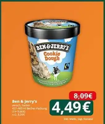 Famila Nord Ost Ben & Jerry’s Angebot