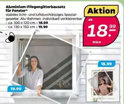 NETTO Aluminium-Fliegengitterbausatz für Fenster Angebot