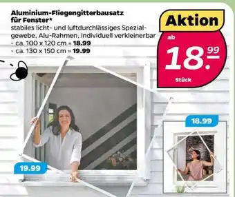 NETTO Aluminium-Fliegengitterbausatz für Fenster Angebot