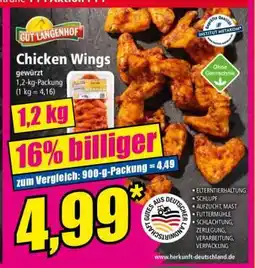 Norma Chicken Wings Angebot