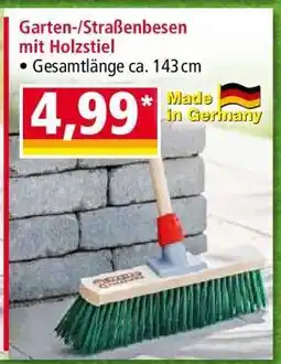 Norma Garten-/Straßenbesen mit Holzstiel Angebot