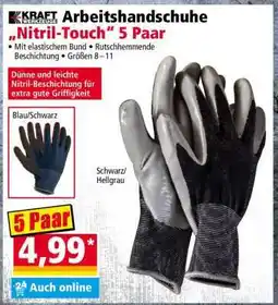 Norma Arbeitshandschuhe „Nitril-Touch“ 5 Paar Angebot