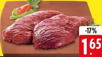 E-Center Jungbullen Flanksteak Angebot