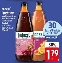 E-Center hohes C Fruchtsaft Angebot